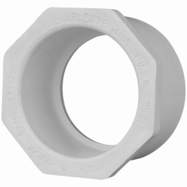 Charlotte Pipe And Foundry 114x12 Redu Bushing PVC 02107  0900HA